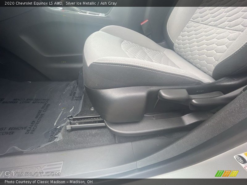 Silver Ice Metallic / Ash Gray 2020 Chevrolet Equinox LS AWD