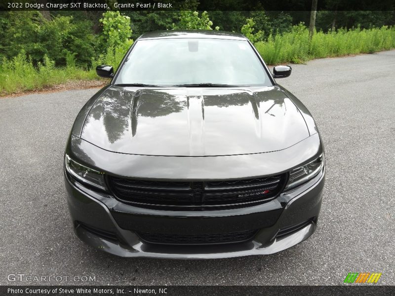 Granite Pearl / Black 2022 Dodge Charger SXT Blacktop