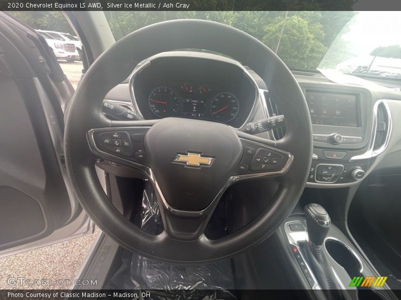 Silver Ice Metallic / Ash Gray 2020 Chevrolet Equinox LS AWD