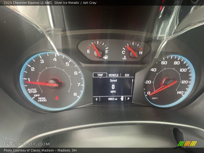 Silver Ice Metallic / Ash Gray 2020 Chevrolet Equinox LS AWD