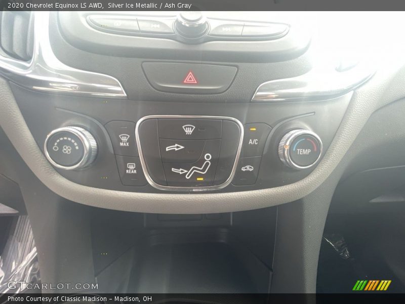 Silver Ice Metallic / Ash Gray 2020 Chevrolet Equinox LS AWD