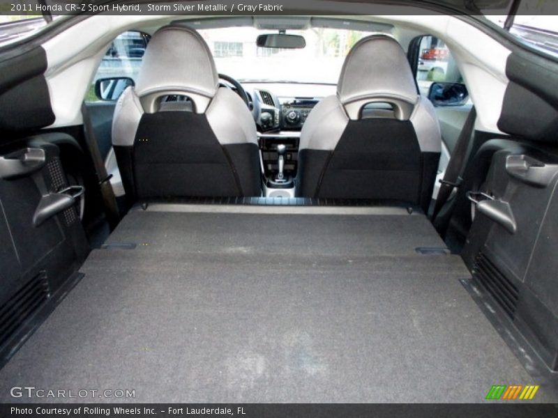 Storm Silver Metallic / Gray Fabric 2011 Honda CR-Z Sport Hybrid