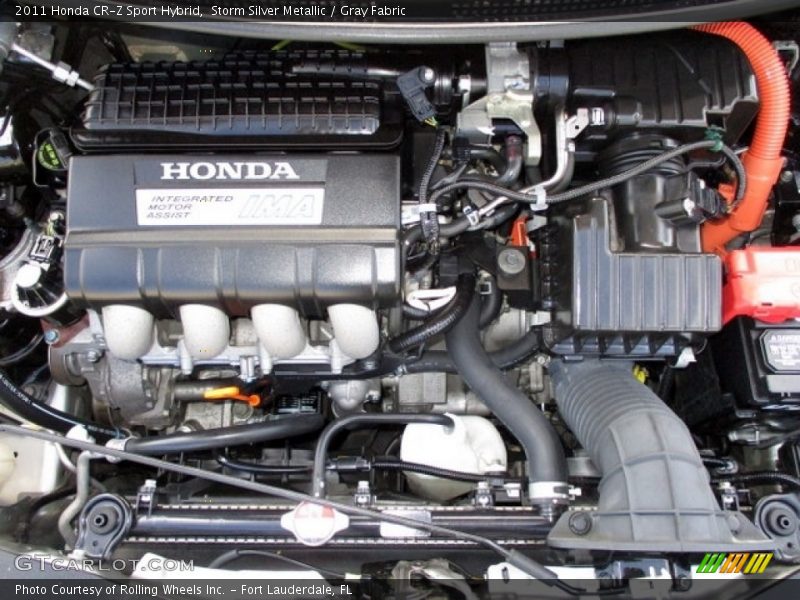 Storm Silver Metallic / Gray Fabric 2011 Honda CR-Z Sport Hybrid