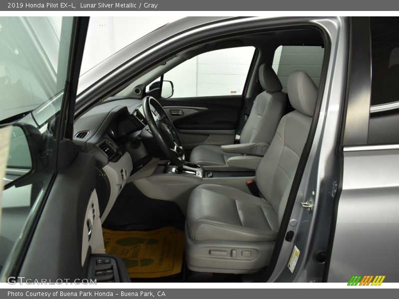 Lunar Silver Metallic / Gray 2019 Honda Pilot EX-L