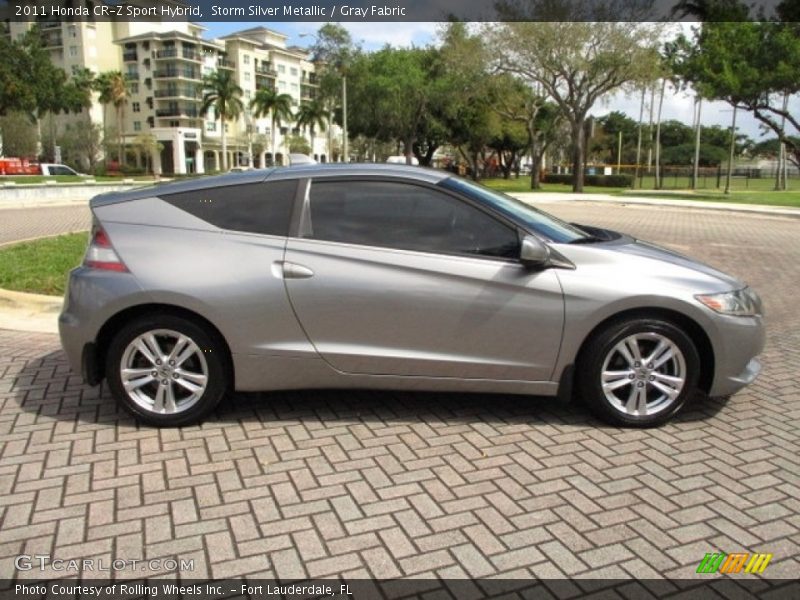 Storm Silver Metallic / Gray Fabric 2011 Honda CR-Z Sport Hybrid