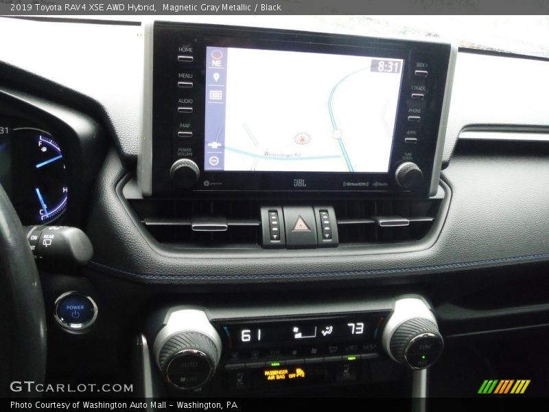 Magnetic Gray Metallic / Black 2019 Toyota RAV4 XSE AWD Hybrid