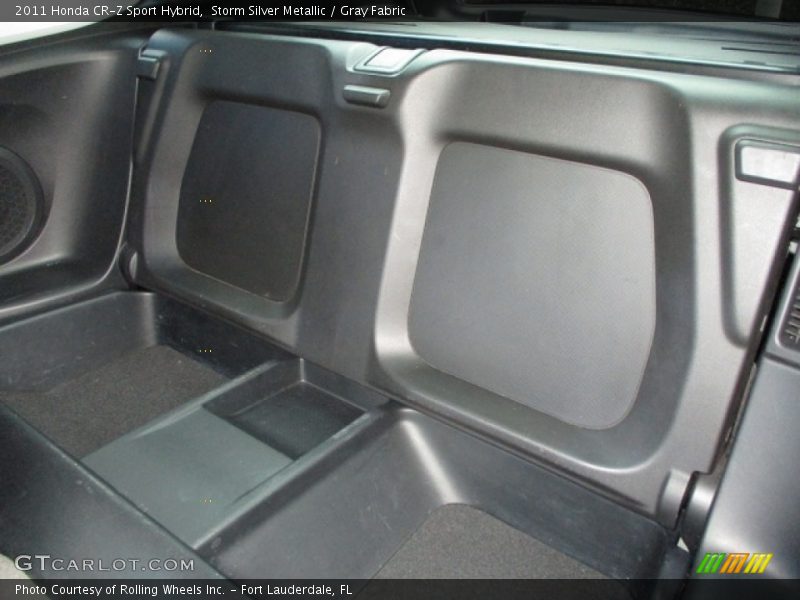 Storm Silver Metallic / Gray Fabric 2011 Honda CR-Z Sport Hybrid