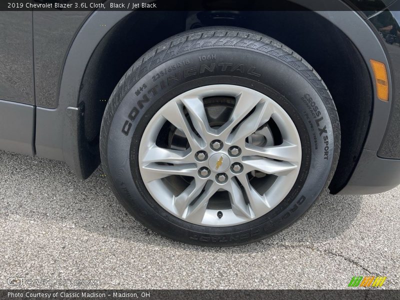 Black / Jet Black 2019 Chevrolet Blazer 3.6L Cloth
