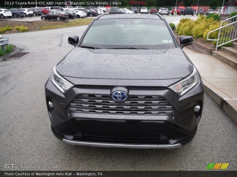 Magnetic Gray Metallic / Black 2019 Toyota RAV4 XSE AWD Hybrid