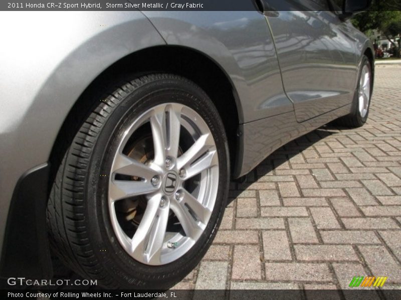 Storm Silver Metallic / Gray Fabric 2011 Honda CR-Z Sport Hybrid