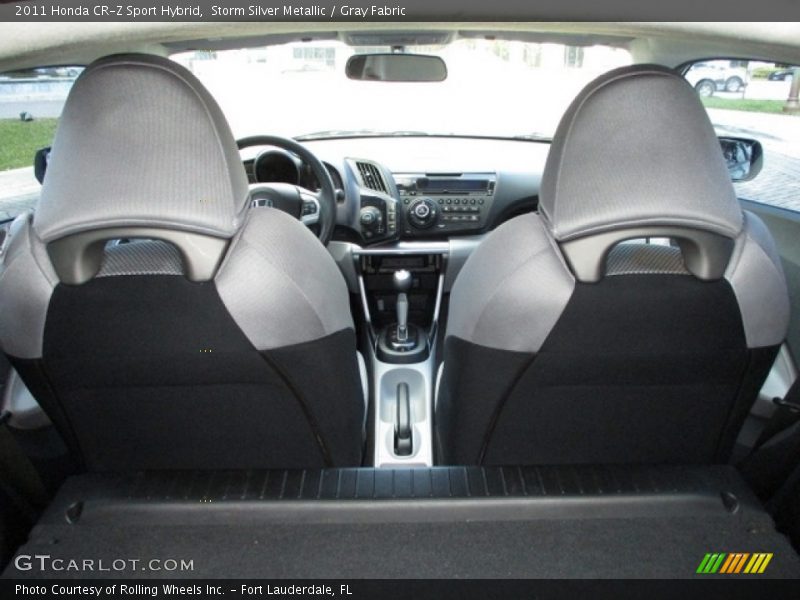Storm Silver Metallic / Gray Fabric 2011 Honda CR-Z Sport Hybrid