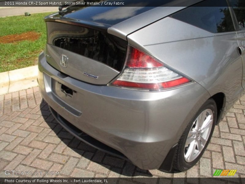 Storm Silver Metallic / Gray Fabric 2011 Honda CR-Z Sport Hybrid