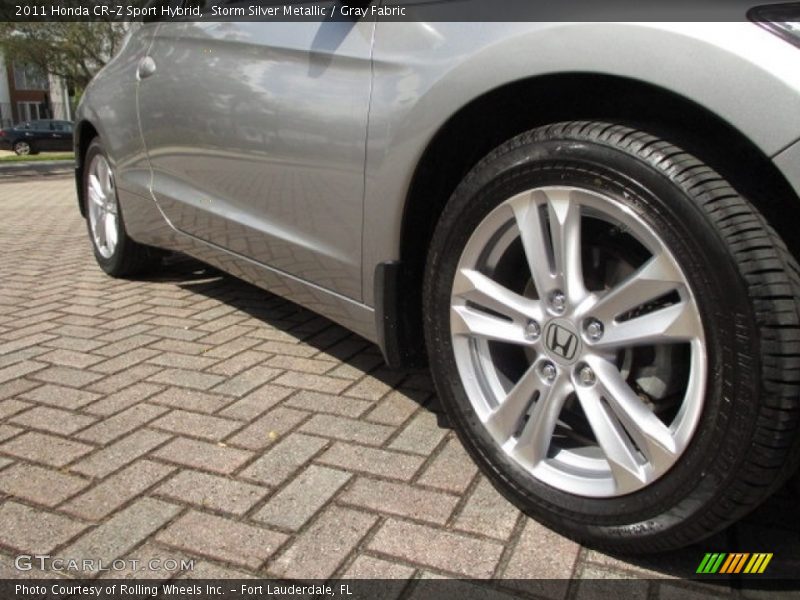 Storm Silver Metallic / Gray Fabric 2011 Honda CR-Z Sport Hybrid