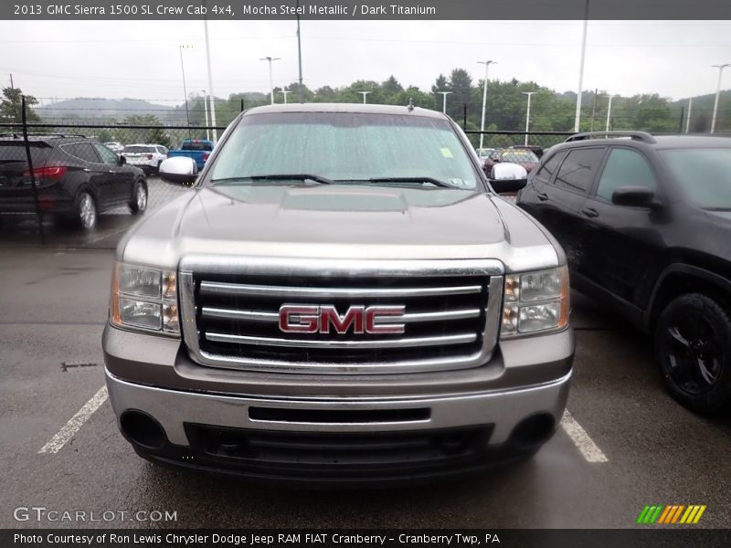 Mocha Steel Metallic / Dark Titanium 2013 GMC Sierra 1500 SL Crew Cab 4x4