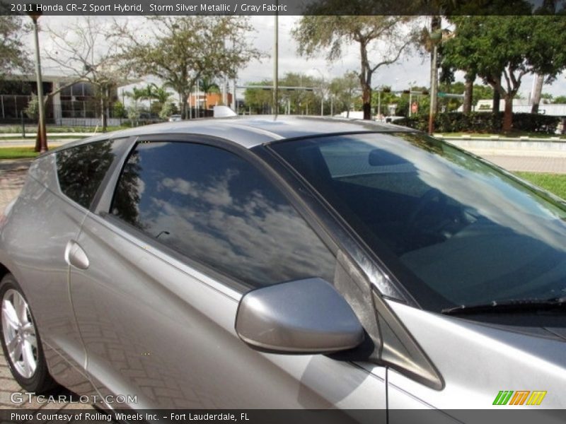 Storm Silver Metallic / Gray Fabric 2011 Honda CR-Z Sport Hybrid
