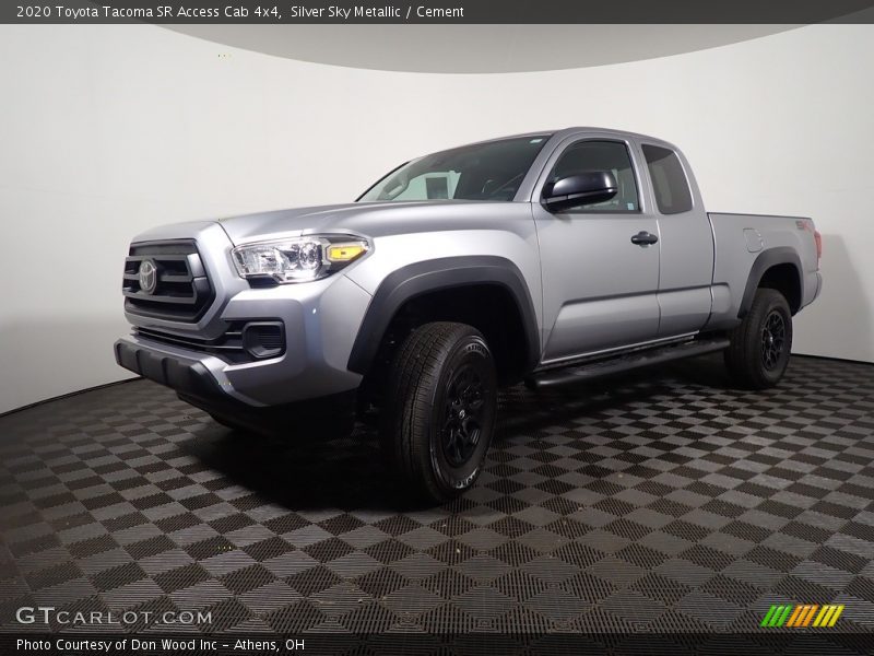 Silver Sky Metallic / Cement 2020 Toyota Tacoma SR Access Cab 4x4