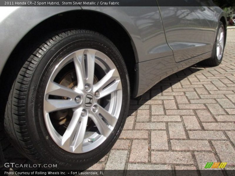 Storm Silver Metallic / Gray Fabric 2011 Honda CR-Z Sport Hybrid