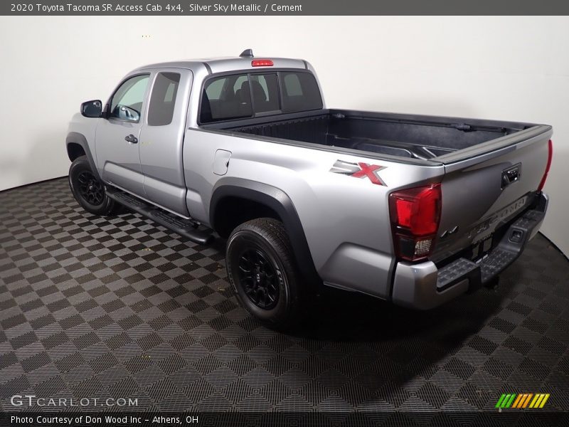 Silver Sky Metallic / Cement 2020 Toyota Tacoma SR Access Cab 4x4