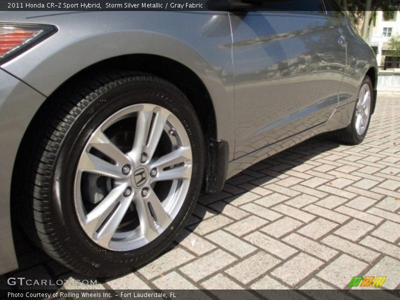 Storm Silver Metallic / Gray Fabric 2011 Honda CR-Z Sport Hybrid