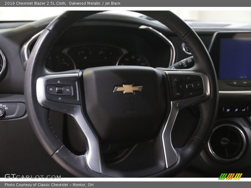 Oakwood Metallic / Jet Black 2019 Chevrolet Blazer 2.5L Cloth