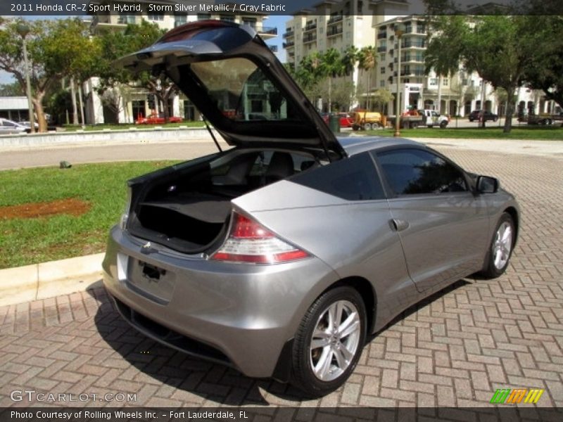 Storm Silver Metallic / Gray Fabric 2011 Honda CR-Z Sport Hybrid