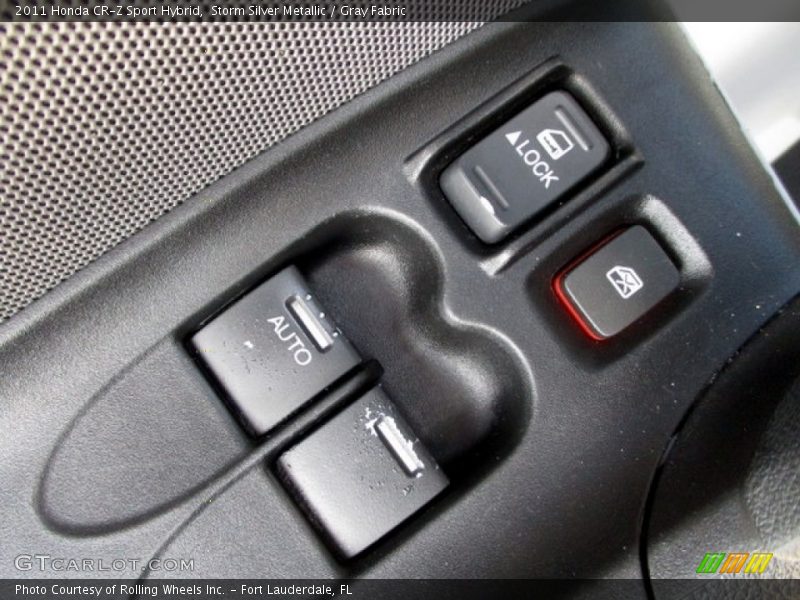 Storm Silver Metallic / Gray Fabric 2011 Honda CR-Z Sport Hybrid