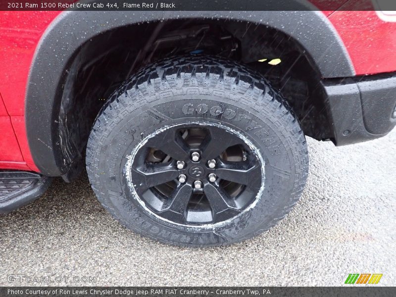 Flame Red / Black 2021 Ram 1500 Rebel Crew Cab 4x4