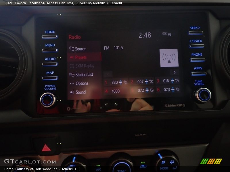 Silver Sky Metallic / Cement 2020 Toyota Tacoma SR Access Cab 4x4