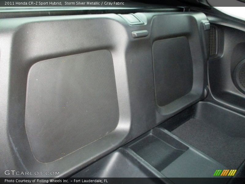 Storm Silver Metallic / Gray Fabric 2011 Honda CR-Z Sport Hybrid