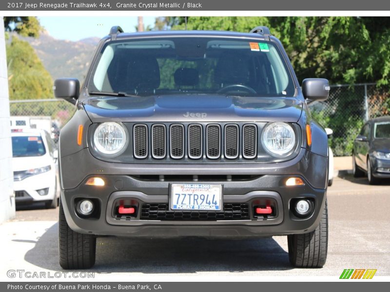 Granite Crystal Metallic / Black 2017 Jeep Renegade Trailhawk 4x4