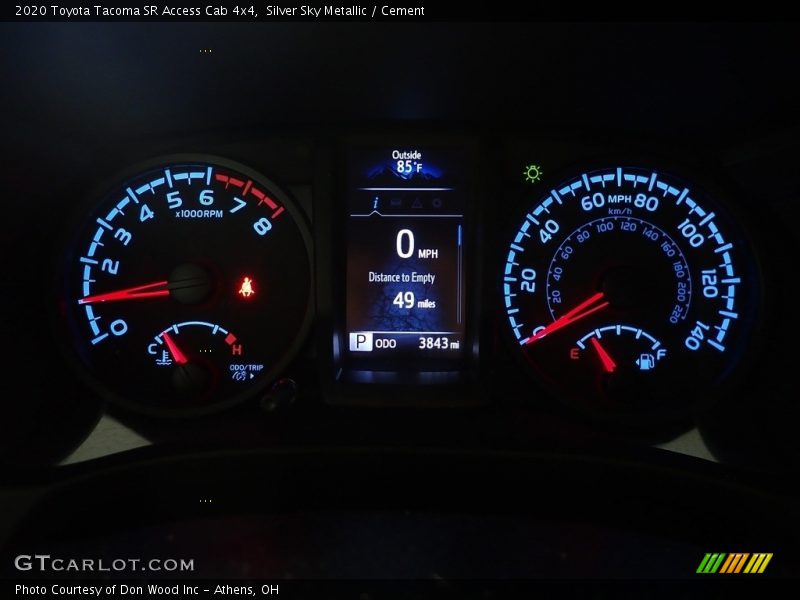 Silver Sky Metallic / Cement 2020 Toyota Tacoma SR Access Cab 4x4