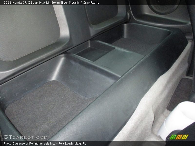 Storm Silver Metallic / Gray Fabric 2011 Honda CR-Z Sport Hybrid