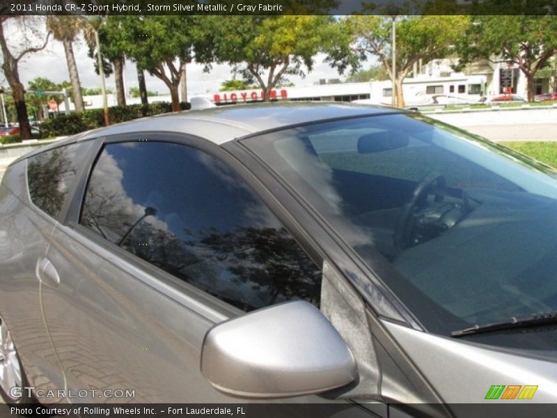 Storm Silver Metallic / Gray Fabric 2011 Honda CR-Z Sport Hybrid