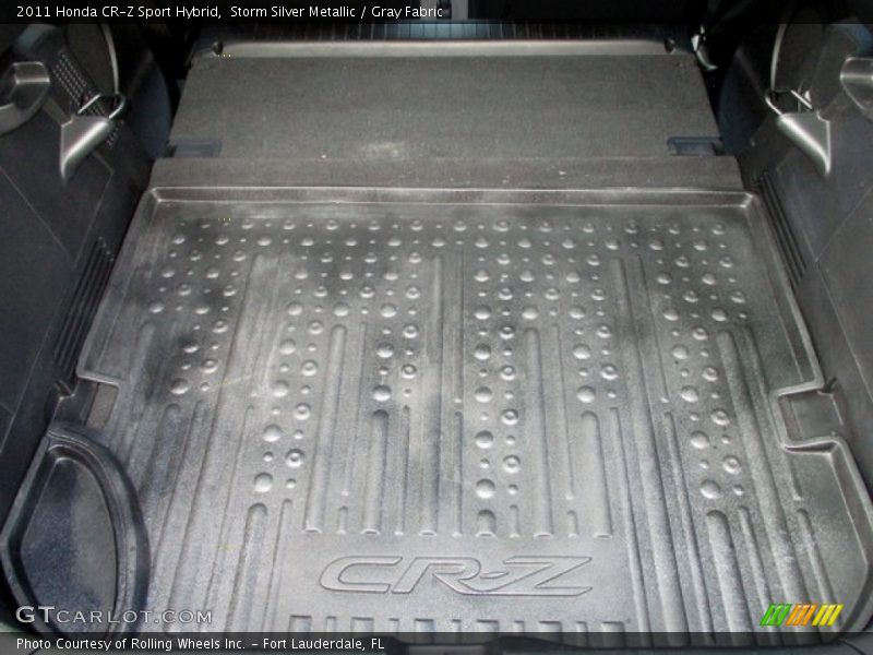 Storm Silver Metallic / Gray Fabric 2011 Honda CR-Z Sport Hybrid