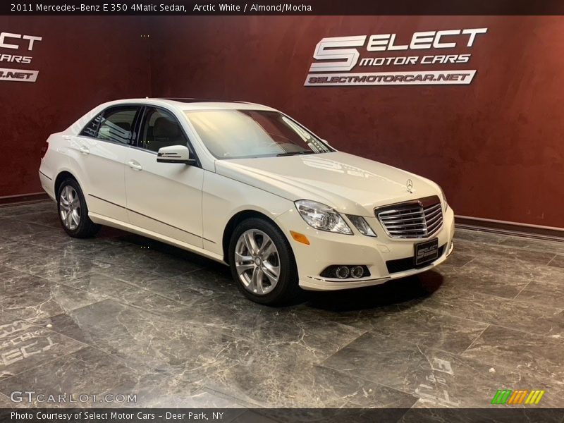 Arctic White / Almond/Mocha 2011 Mercedes-Benz E 350 4Matic Sedan