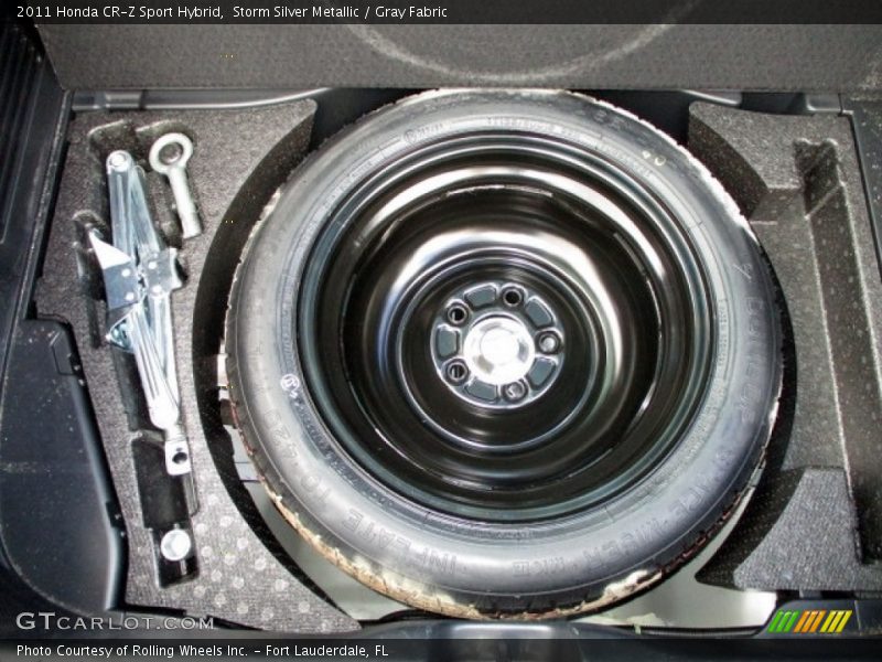 Storm Silver Metallic / Gray Fabric 2011 Honda CR-Z Sport Hybrid