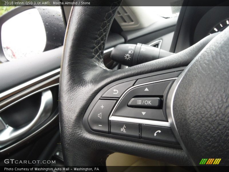Mocha Almond / Stone 2018 Infiniti Q50 3.0t AWD