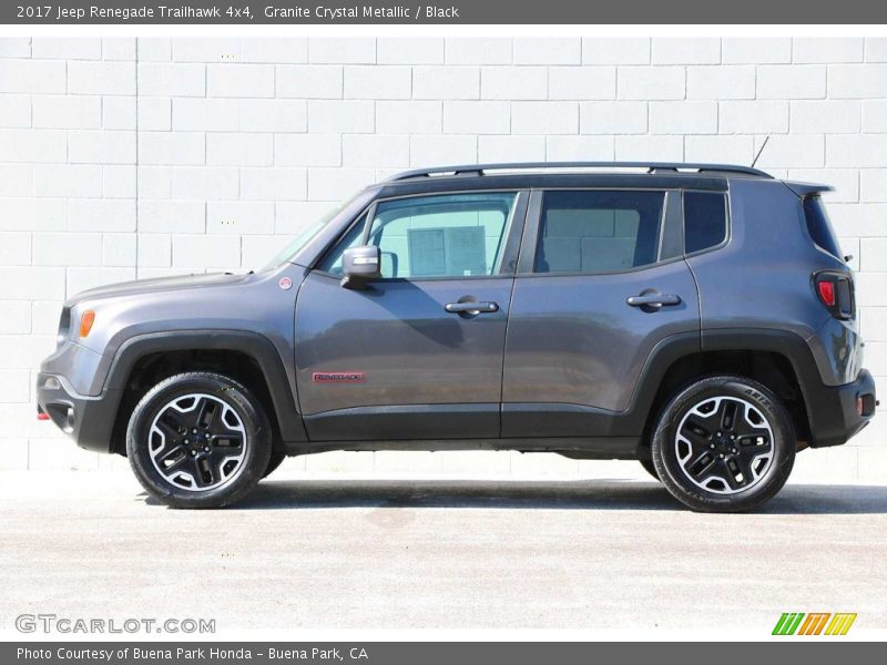 Granite Crystal Metallic / Black 2017 Jeep Renegade Trailhawk 4x4