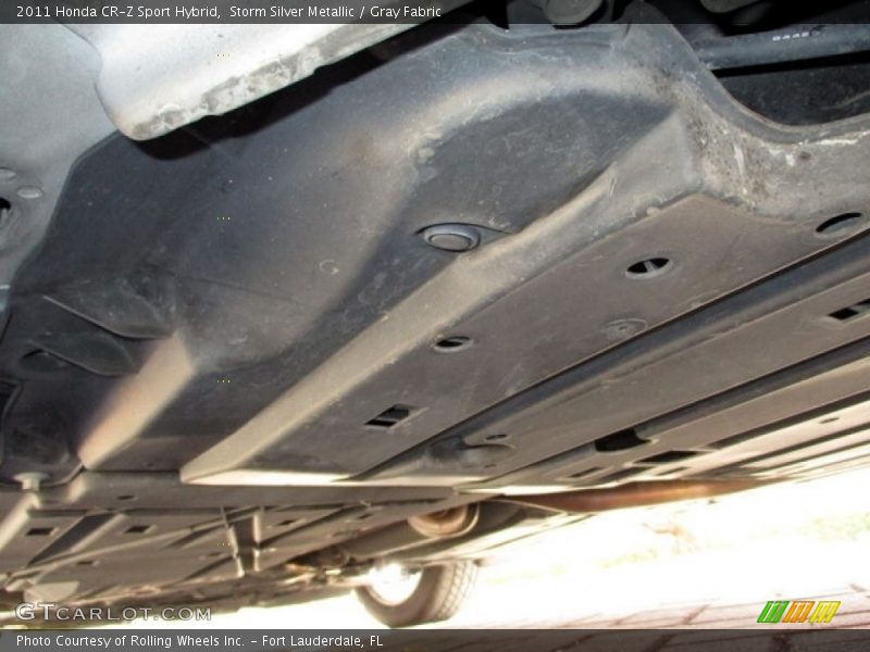 Storm Silver Metallic / Gray Fabric 2011 Honda CR-Z Sport Hybrid