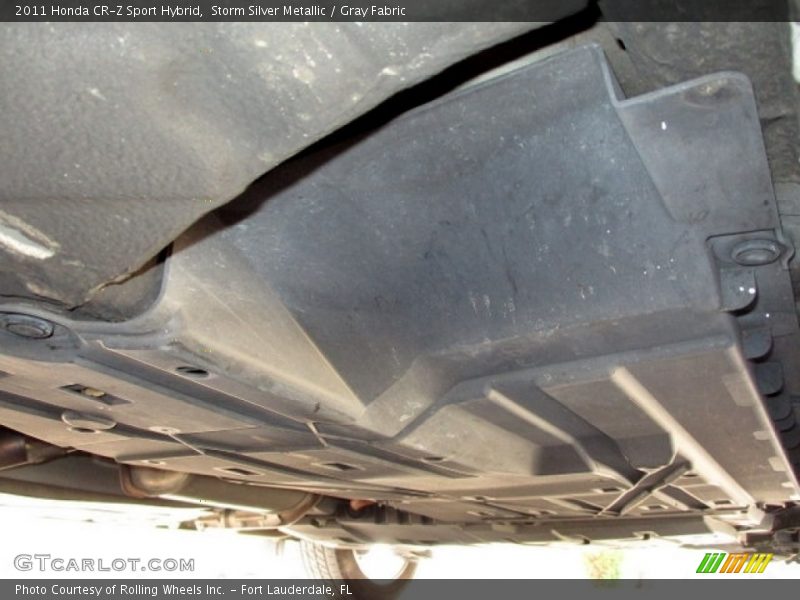 Storm Silver Metallic / Gray Fabric 2011 Honda CR-Z Sport Hybrid