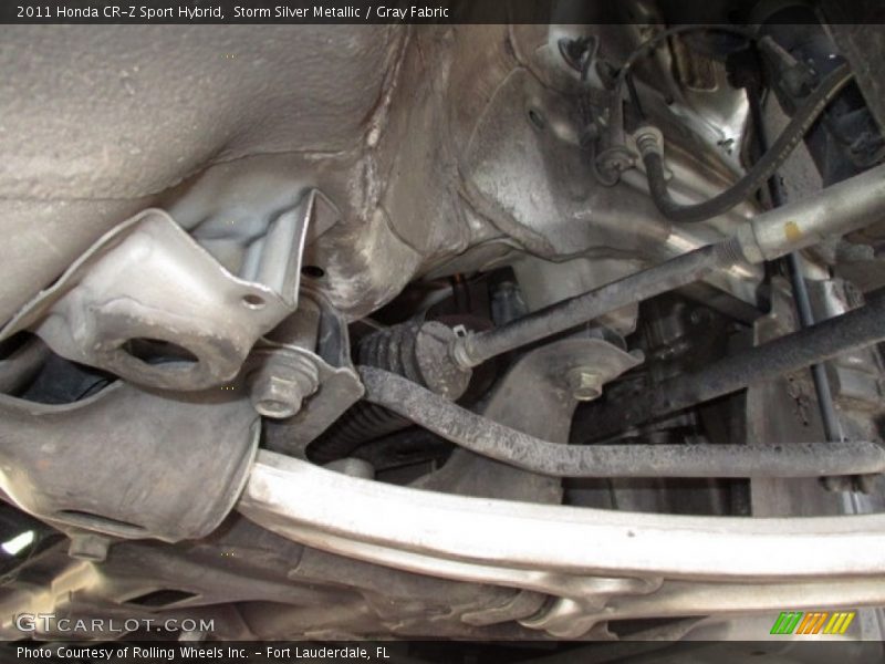 Storm Silver Metallic / Gray Fabric 2011 Honda CR-Z Sport Hybrid
