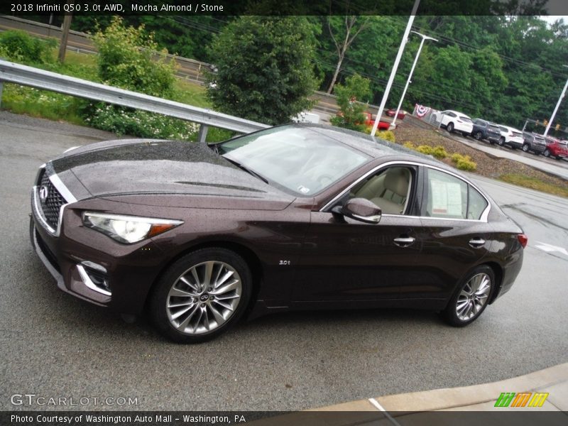 Mocha Almond / Stone 2018 Infiniti Q50 3.0t AWD