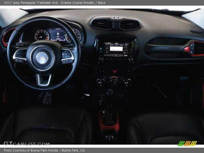 Granite Crystal Metallic / Black 2017 Jeep Renegade Trailhawk 4x4
