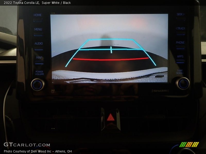 Super White / Black 2022 Toyota Corolla LE