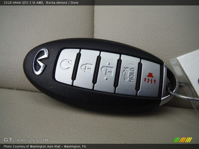 Mocha Almond / Stone 2018 Infiniti Q50 3.0t AWD