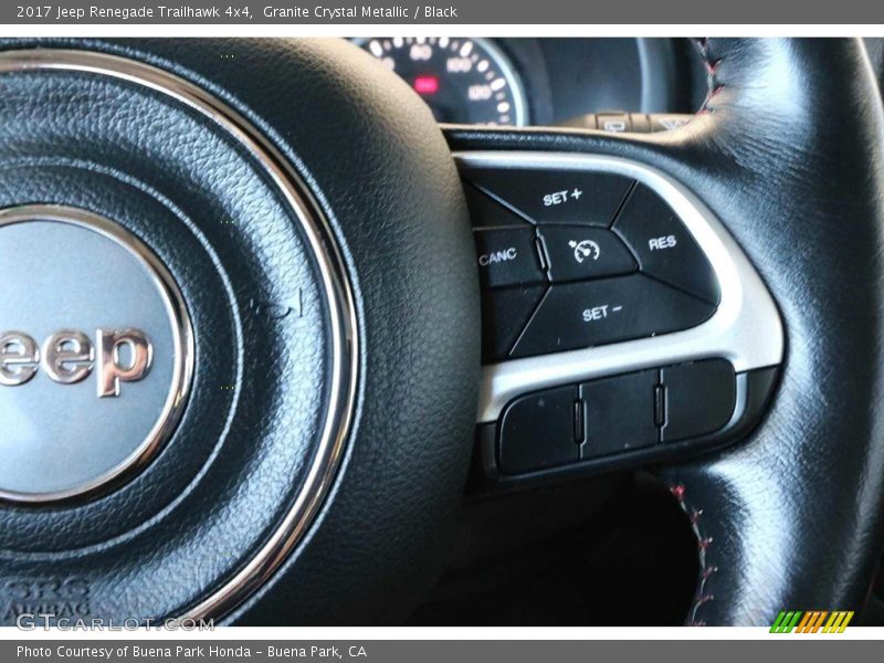 Granite Crystal Metallic / Black 2017 Jeep Renegade Trailhawk 4x4