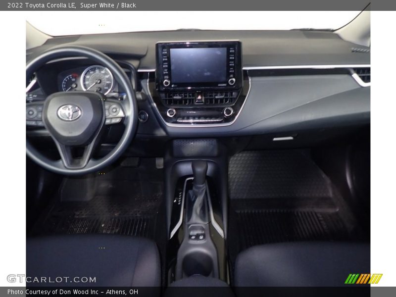 Super White / Black 2022 Toyota Corolla LE