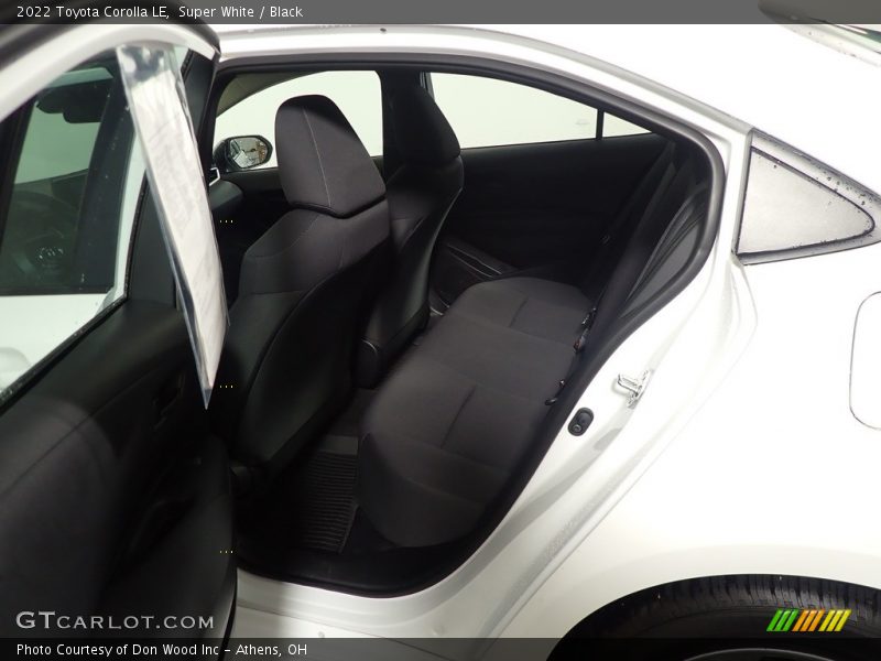 Super White / Black 2022 Toyota Corolla LE