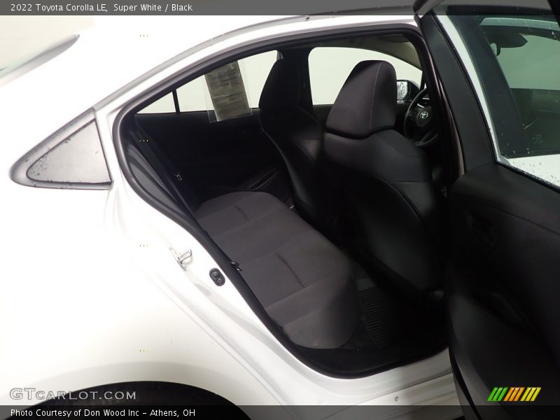 Super White / Black 2022 Toyota Corolla LE