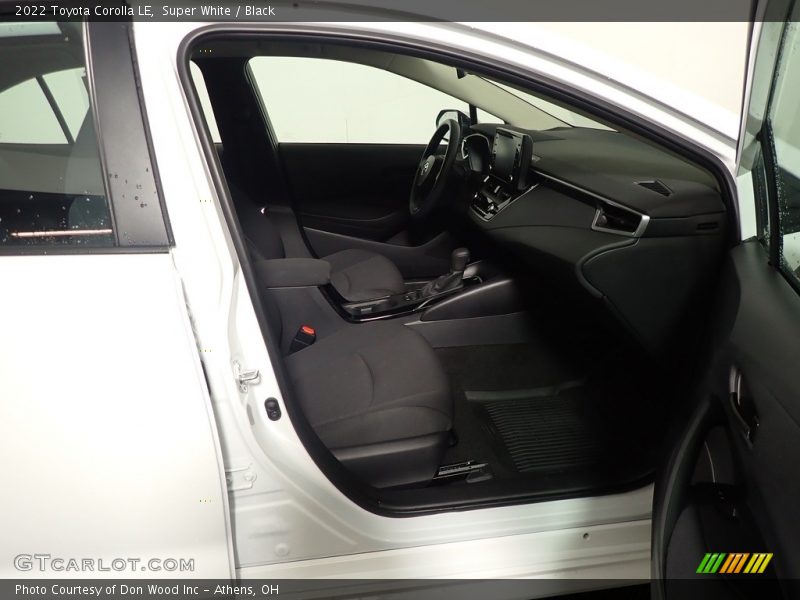 Super White / Black 2022 Toyota Corolla LE